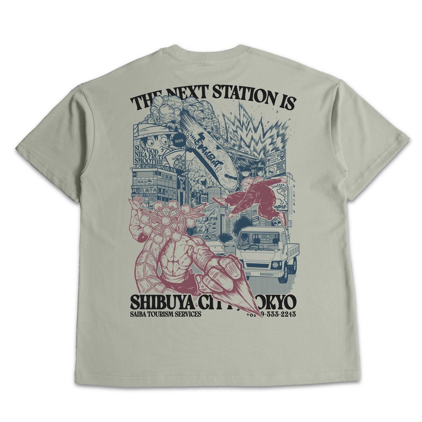 Shibuya City Station Oversized T-shirt