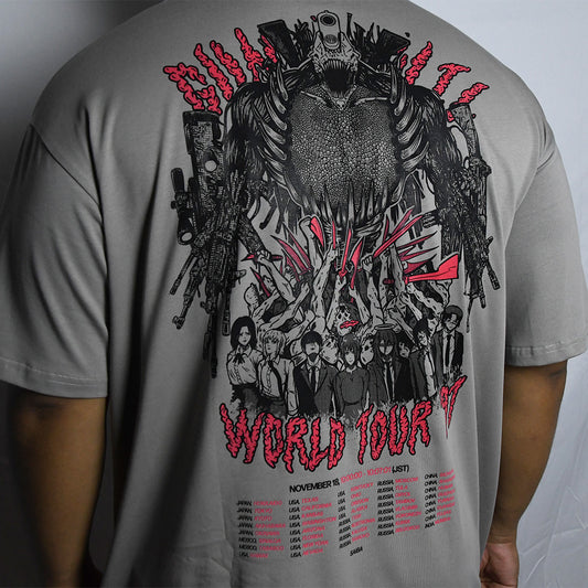 Gun Devil World Tour V2. Oversized T-Shirt