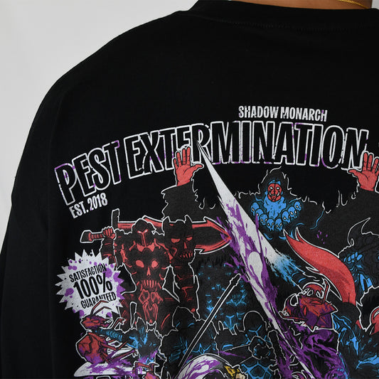 Shadow Monarch Pest Extermination Services Oversized T-shirt