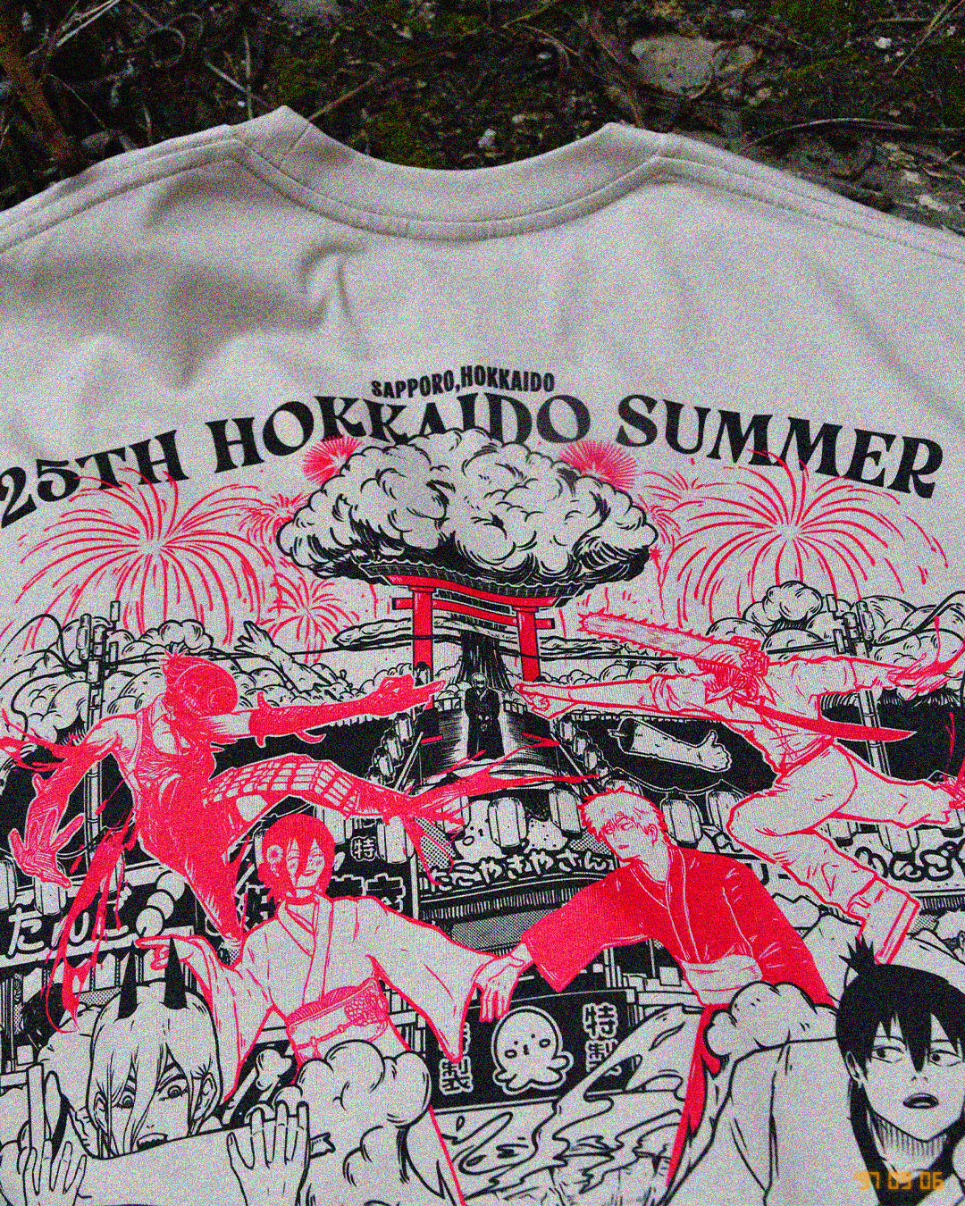 (Pre-order) 25th Hokkaido Summer Firework Festival Oversized T-Shirt