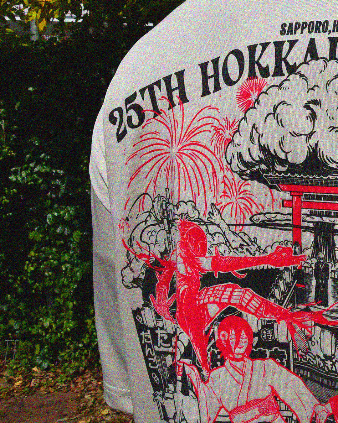 (Pre-order) 25th Hokkaido Summer Firework Festival Oversized T-Shirt
