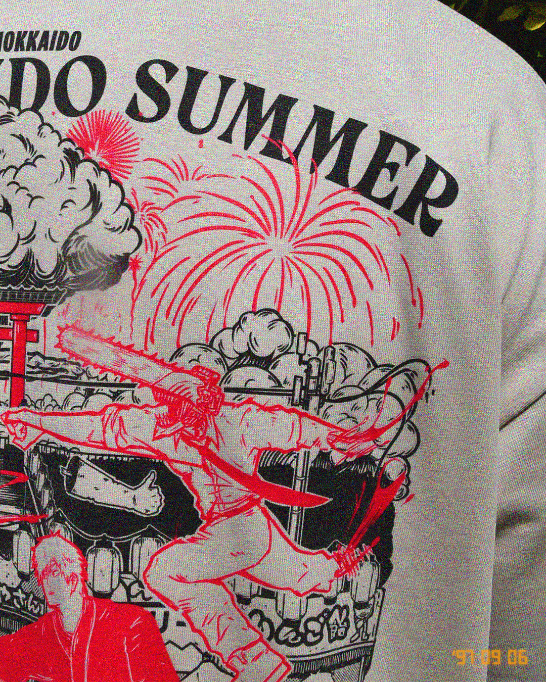 (Pre-order) 25th Hokkaido Summer Firework Festival Oversized T-Shirt