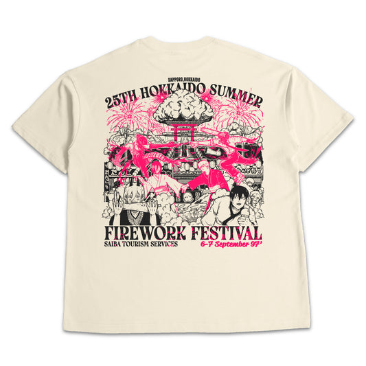 (Pre-order) 25th Hokkaido Summer Firework Festival Oversized T-Shirt