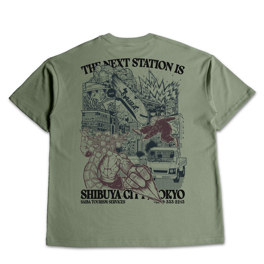 (Pre-Order) Shibuya City Station Oversized T-shirt