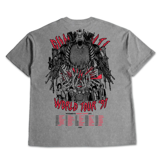 (Pre-Order) Gun Devil World Tour V3. Oversized T-Shirt *UPDATED COLOR*