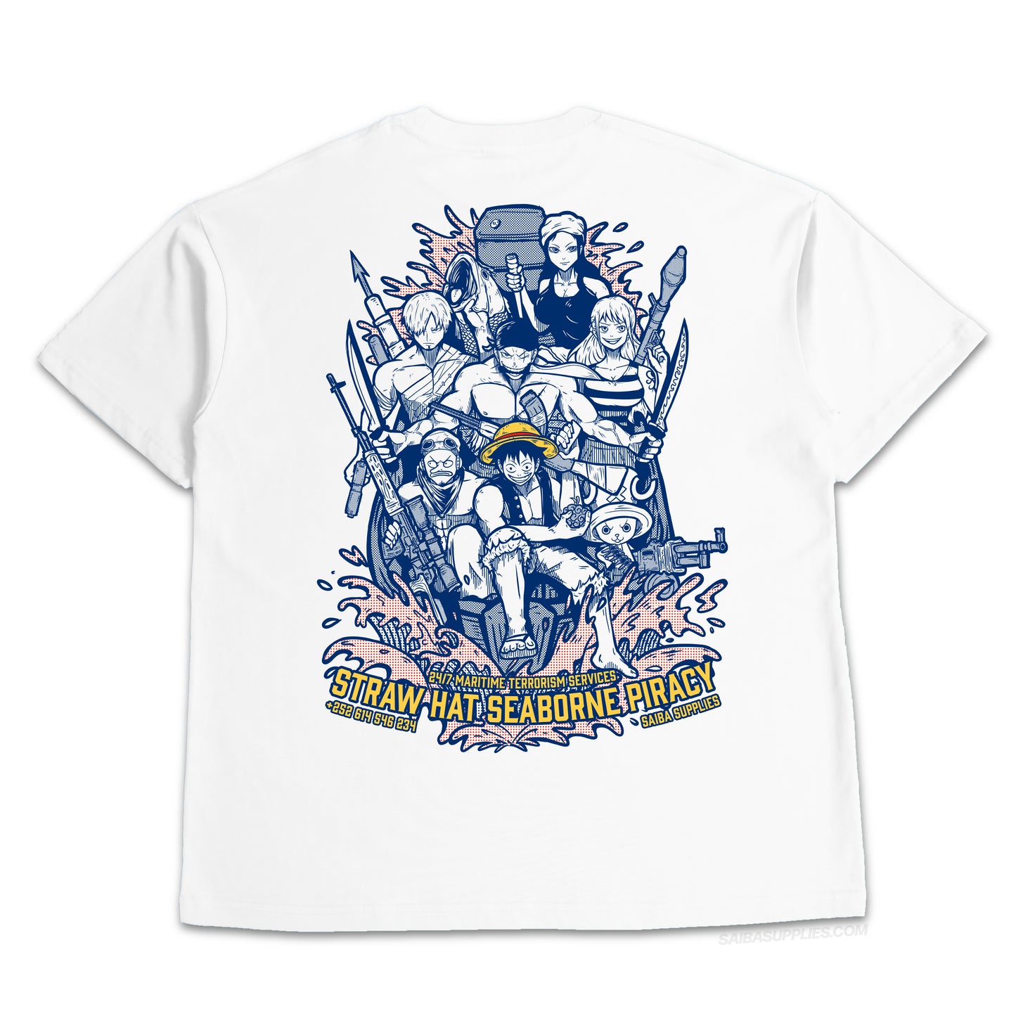 (Pre-Order) Straw Hat Seaborne Piracy Oversized T-shirt