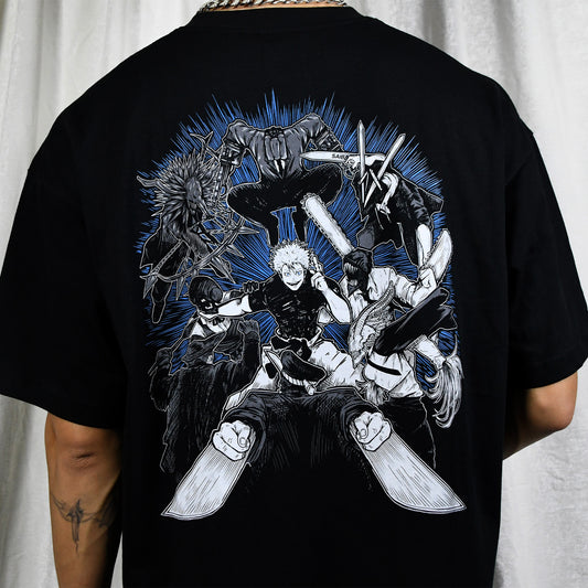 Devil Exorcism Gojo Satoru Oversized T-Shirt