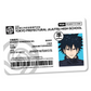 Jujutsu Metropolitan Curse Technical College Identification Card