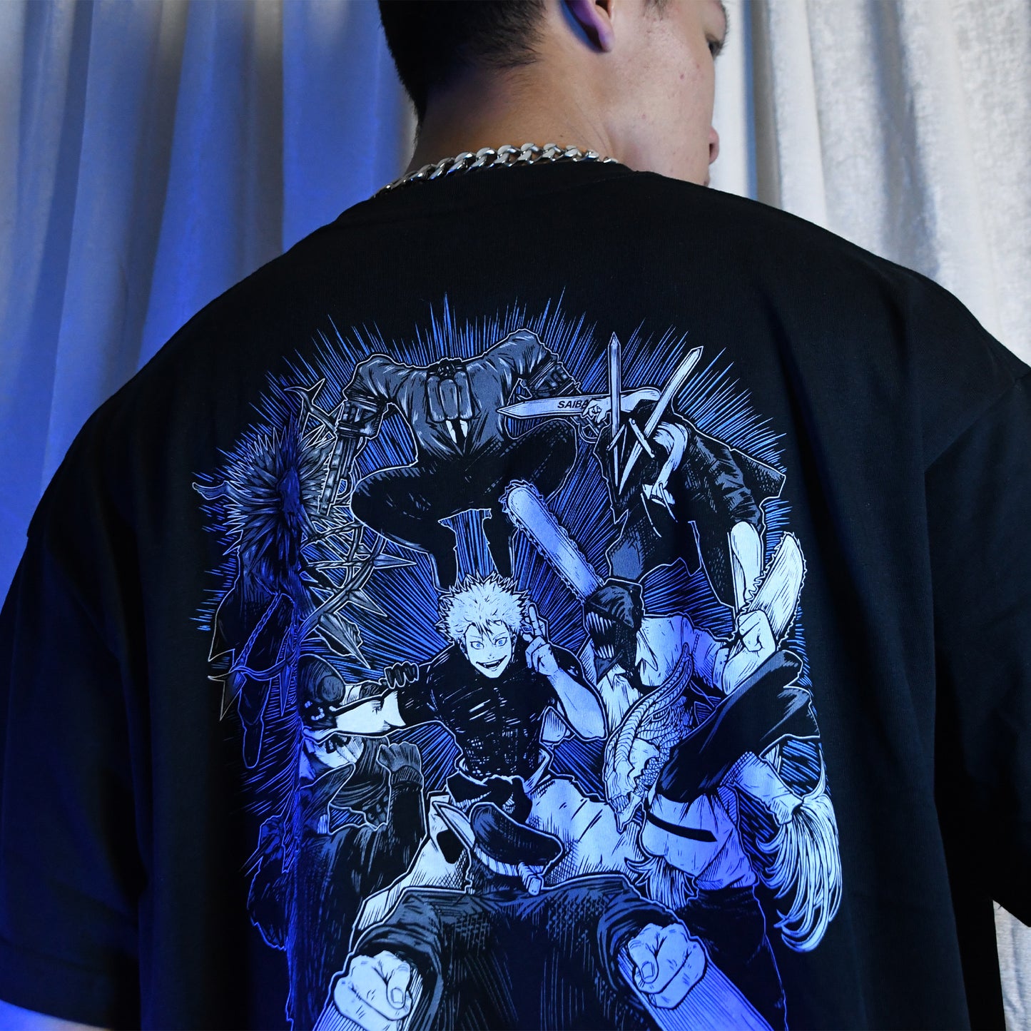 Devil Exorcism Gojo Satoru Oversized T-Shirt