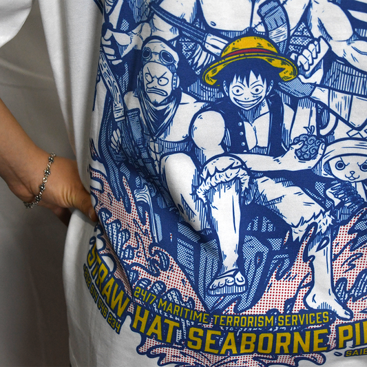 (Pre-Order) Straw Hat Seaborne Piracy Oversized T-shirt