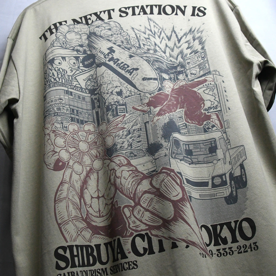 (Pre-order) Shibuya City Station Oversized T-shirt