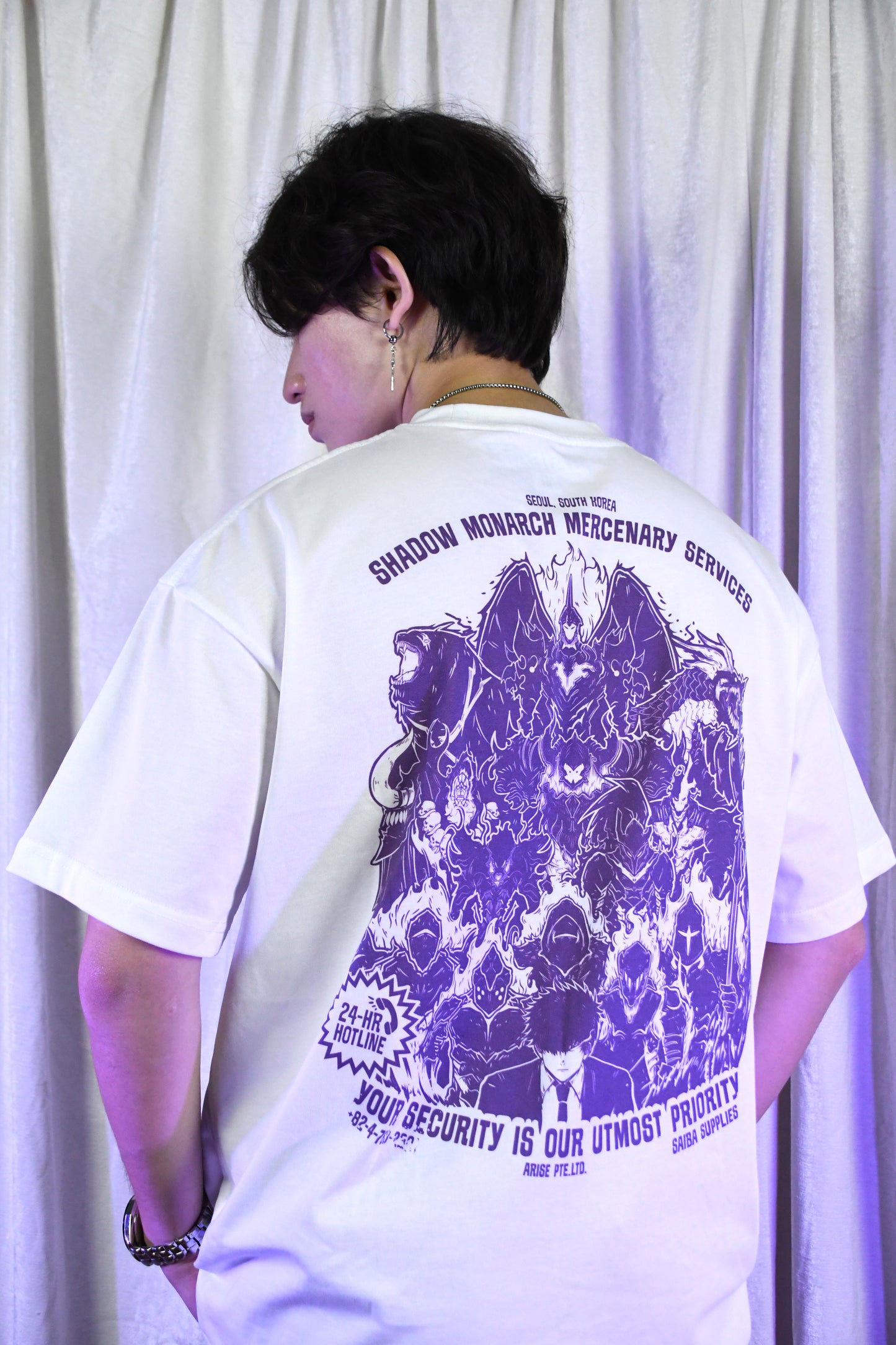 Shadow Monarch Mercenary Services Oversized T-Shirt