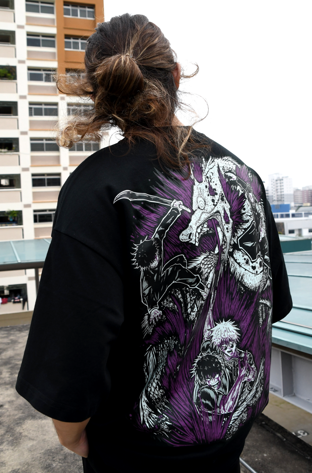 Sorcerer Killer Toji Zenin Oversized T-Shirt V2.